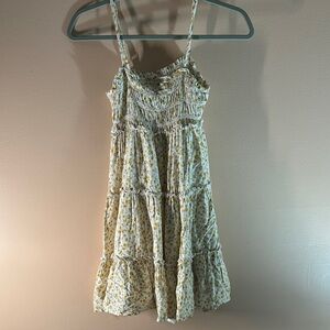 Aeropostale Yellow Floral Kids Dress